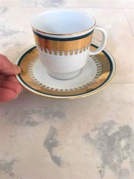 Porcelánová kávová súprava,