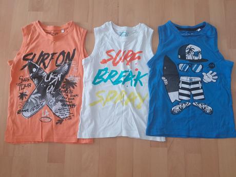 Chlapčenské bavlnené tielka veľ. 122/128, palomino,122