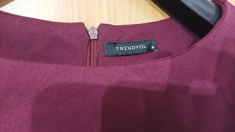 Krásne bordove šaty s, s