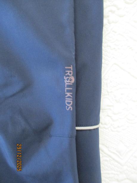 Sofshell lyžiarske nohavice, trollkids,176