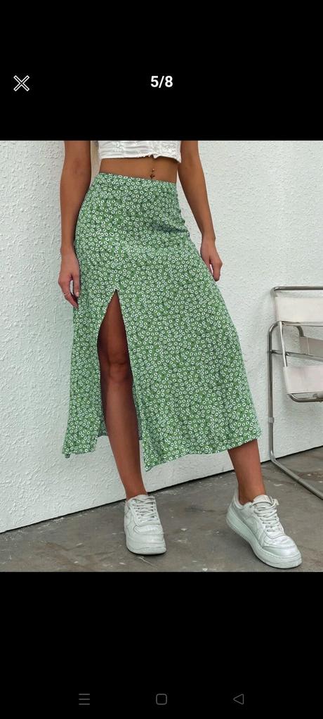 Letna zelena sukna, s