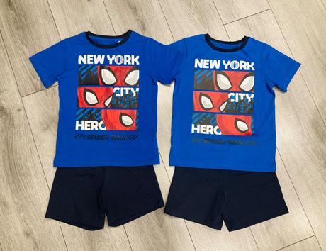 2x pyžamo spiderman veľ. 128, c&a,128