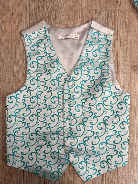 Oblek, vesta, kravata, nohavice, 110