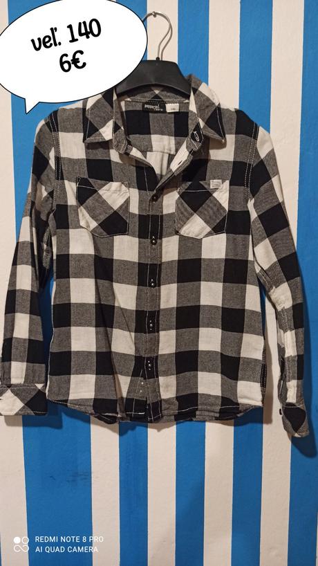 Flanelová károvaná košeľa, pepperts,140