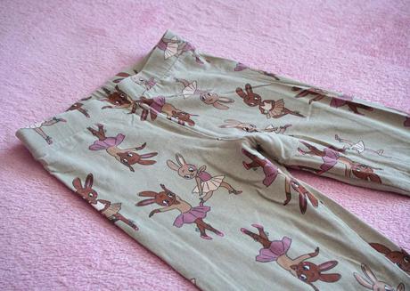 Zajačikové legíny, h&m,140
