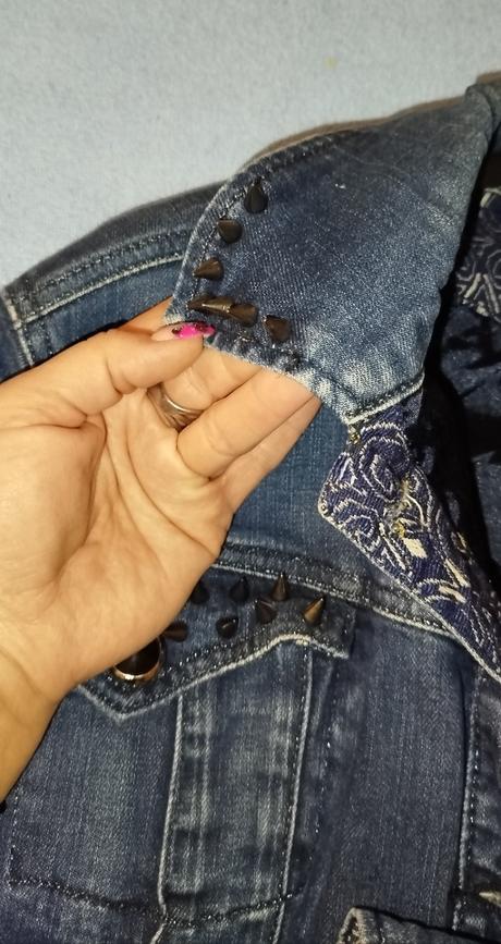 Dámska riflova bunda, l