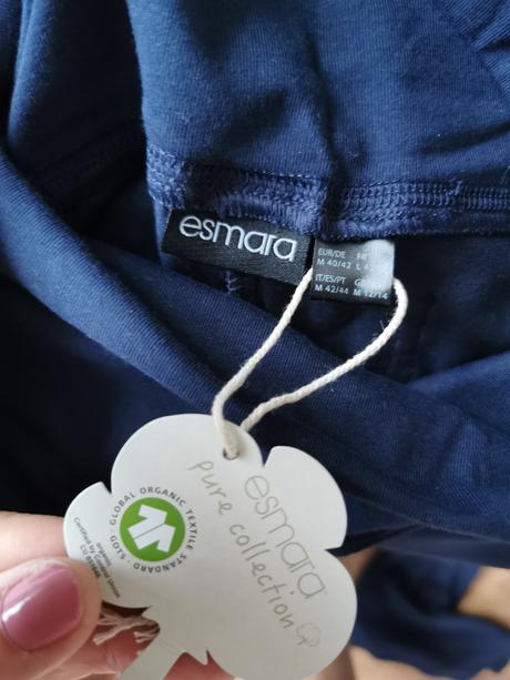 Tehotenské tepláky z biobavlny, nové, esmara,m