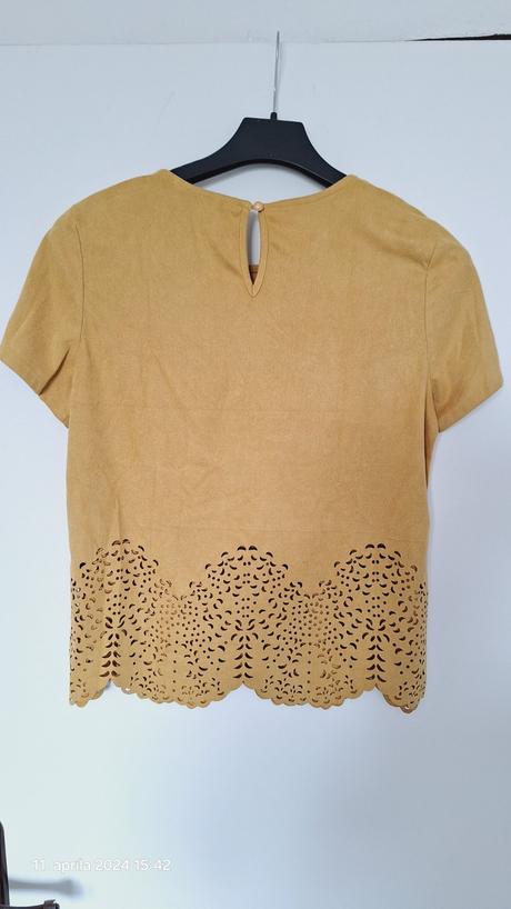 Horčicovo- žlté tričko, s