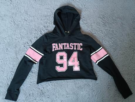 Crop top mikina, h&m,146