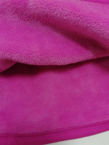 Cyklaménové vyteplené šaty, ovs,80