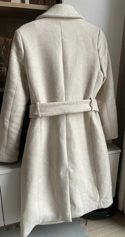 Hm premium vlnený kabát veľ. xs, h&m,xs