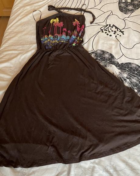 Letné šaty s aplikáciou zn. h&m v. 34, h&m,34