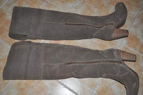 Kožené vysoké čižmy promod, 37