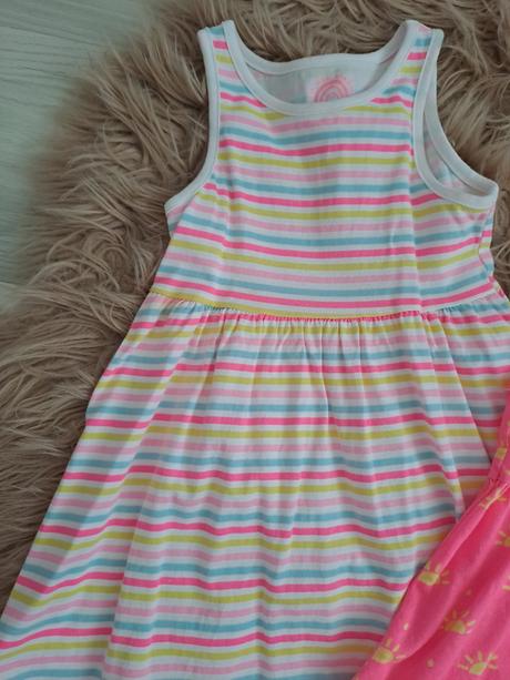 2x krásne letné šaticky 98, f&f,98
