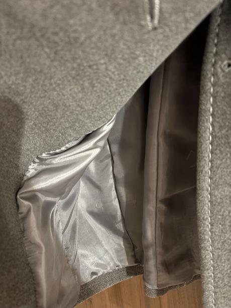 Zateplený kabát s kožušinou, xl