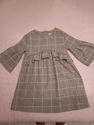 Šaty karované, zara,140