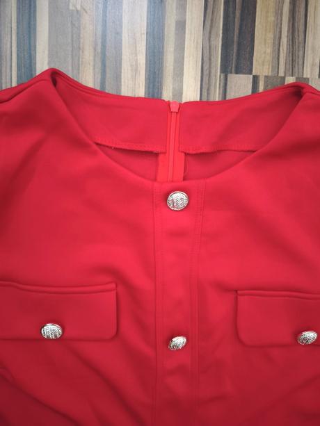 Červené šaty veľ 48( 2xl/3xl) nové, 48