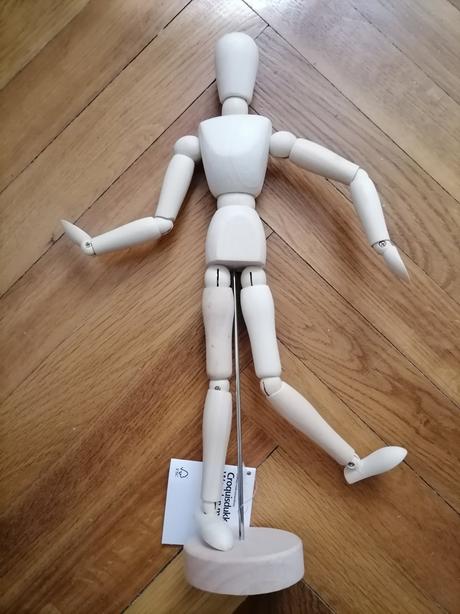 Kľbová drevená dekorácia - 32cm, 