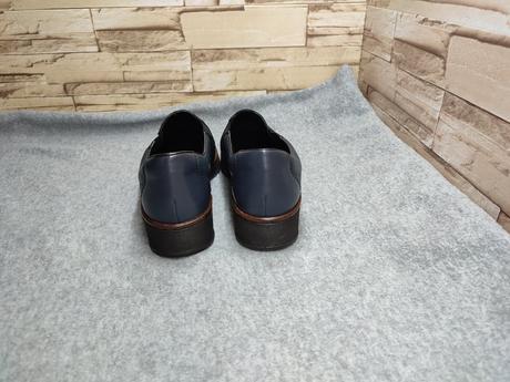 Rieker 37 - dámske kožené tmavomodré našuchovacie, rieker,37