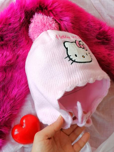 Teplučká čiapočka miss kitty, h&m,86