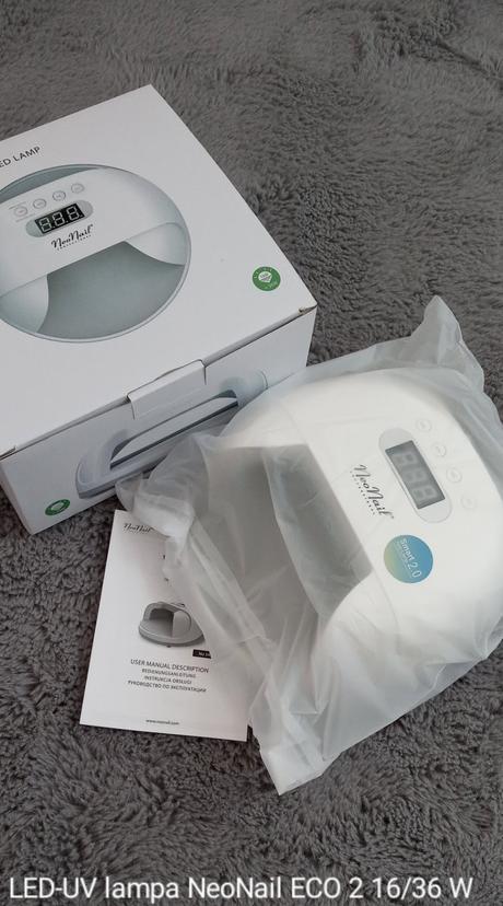 Uv/led lampa na nechty neonail, 