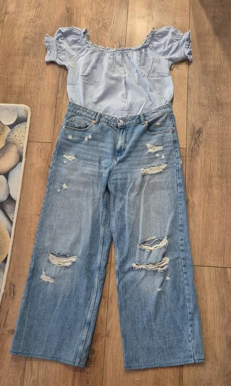 Dámske široké rifle, house,42