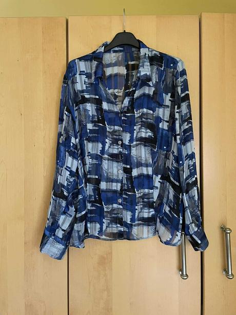 Dámska modrá blúzka č.xxl, xxl