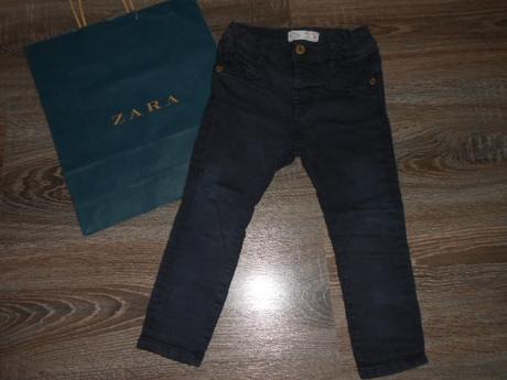 Zara tmavomodre nohavice č. 86, zara,86