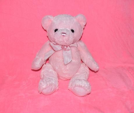 Ružový medvedík keel toys 48 cm,