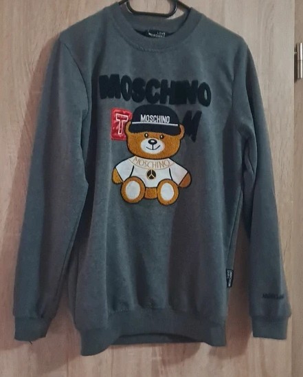 Mikina s mackom veľ.m, m