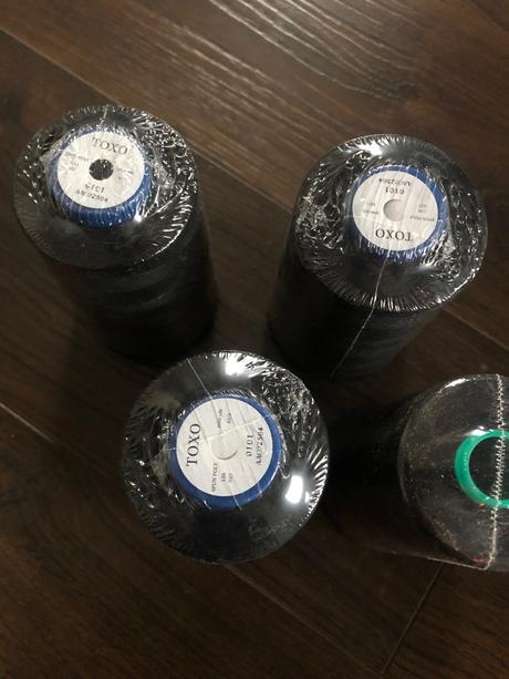 Čierna niť 3ks čierne nite, 