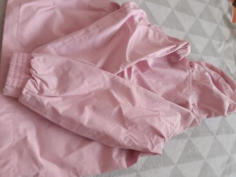 Dievcenska bledoruzova prechodna vetrovka, decathlon,146