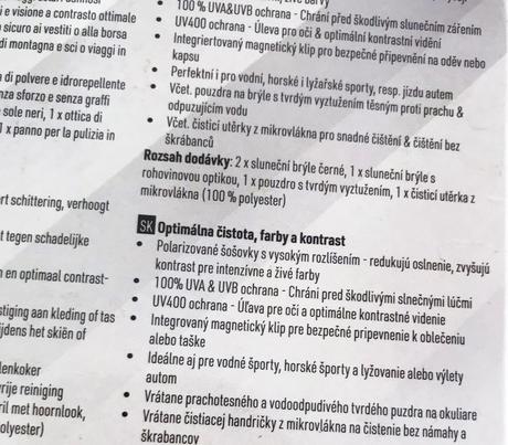 Polarizačné slnečné okuliare s púzdrom, 