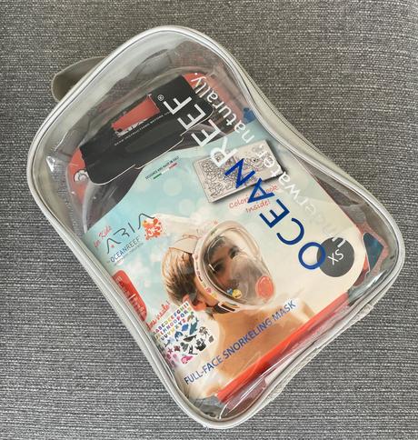 Potápačska maska pre deti aria, 