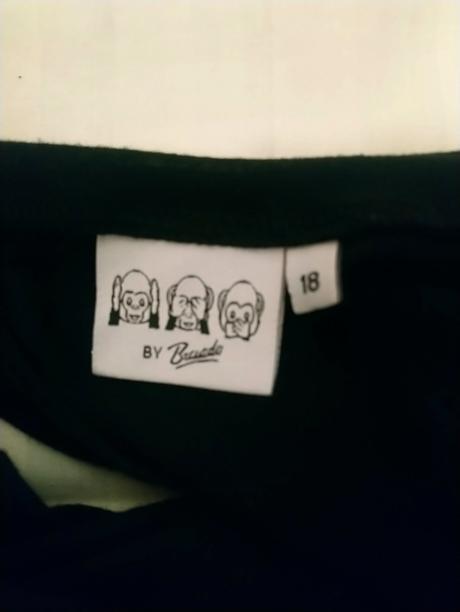 Dámsky čierny crop top s motívmi, atmosphere, l, atmosphere,l