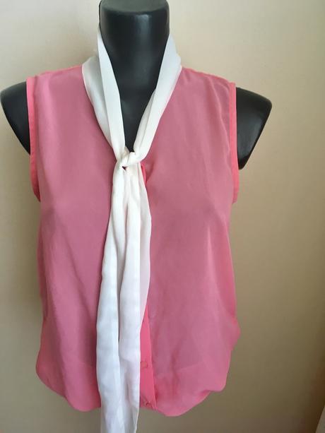 Ružová letná bluzka, amisu,m