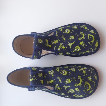 Papuce barefoot beda monster uzke clenky 38, beda,38