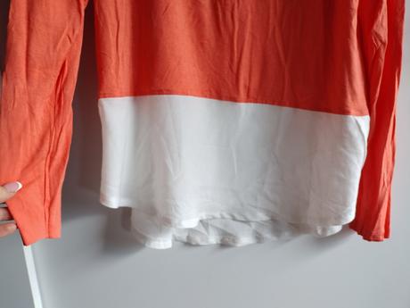 Oranžové boutique tričko, xl