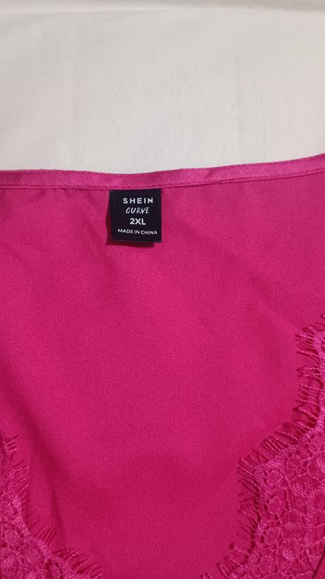Ružový top 2xl shein, xxl
