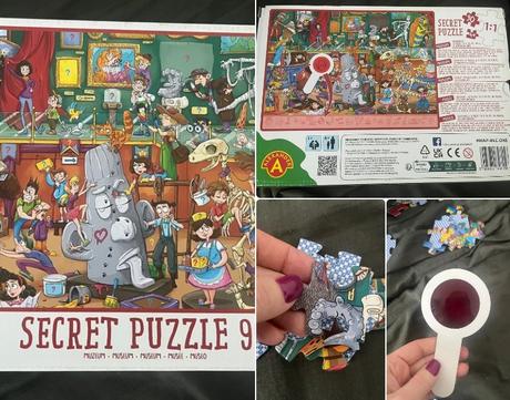 90ks secret puzzle + lupa, 