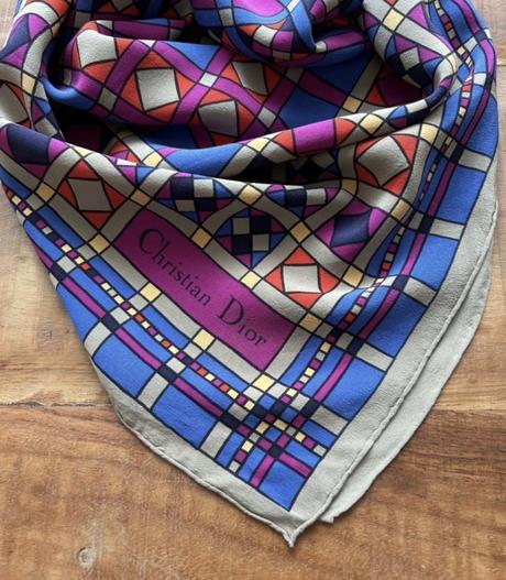 Vintage christian dior šatka,