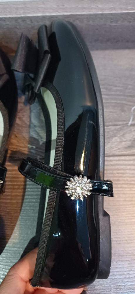 Lakované baleríny s mašľou, humanic,33