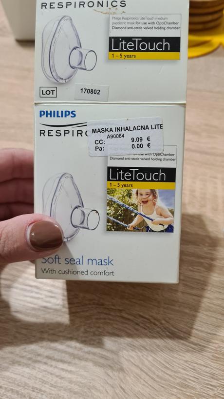 Inhalačná maska a nastavec,