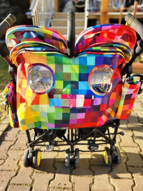 Kočík golfový pre dvojičky cosatto supa pixelate, cosatto,cosatto supa