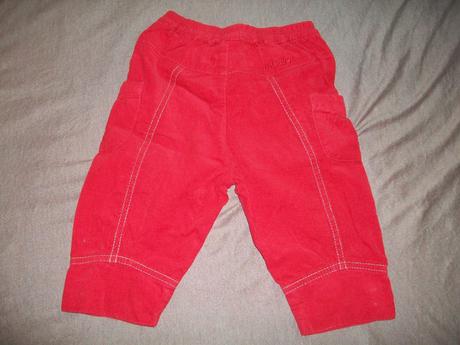 Mencestrove jesenne 3/4 nohavice cervene, terranova,86