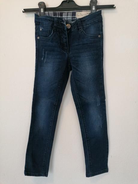 Nenosené elastické džeginy pre 7_8r, pepperts,128