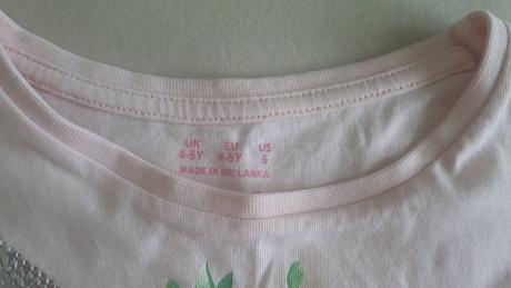 2 kusy tričká f&f-veľ.4-5 rokov - super stav, f&f,110