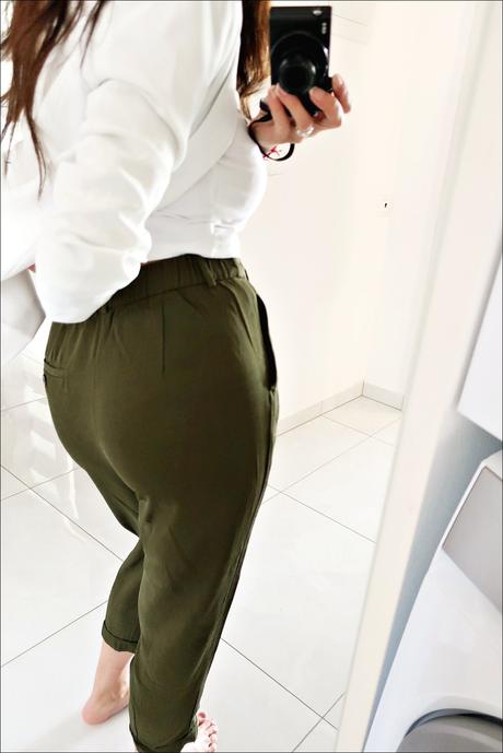 Letné khaki nohavice zara, zara,xs