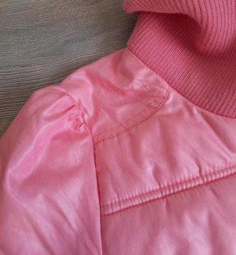 Káro bunda + ružová grátis, 164