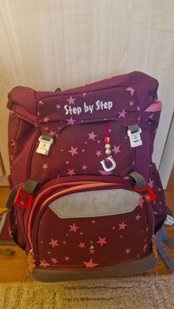 Školská taška pre prváčku step by step,